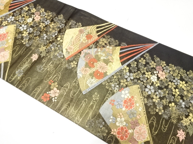 Japanese Kimono / Fukuro Obi Silk